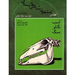 اطلس استخوان شناسایی مقایسه ای اسب ، گاو ، سگ ( دست دوم در حد نو - حجازی - نشر گلباد )